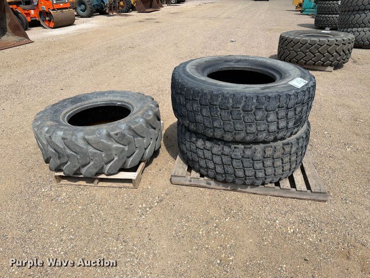 image for item DQ0059 (3) 17.5R25 tires