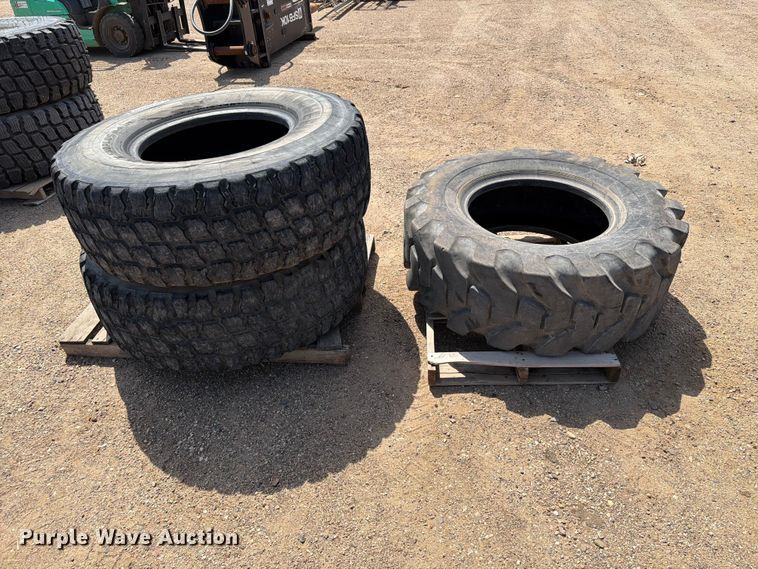 image for item DQ0059 (3) 17.5R25 tires