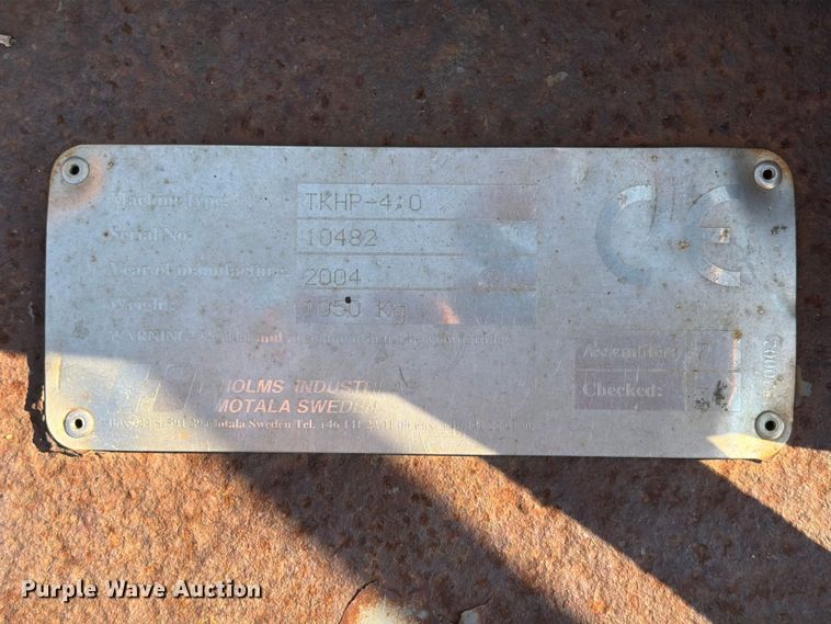 image for item DQ0062 2004 Holmes Industri AB TKHP-4.0 snow plow