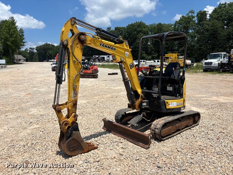 image for item DU6322 2016 Yanmar VIO25-6A mini excavator