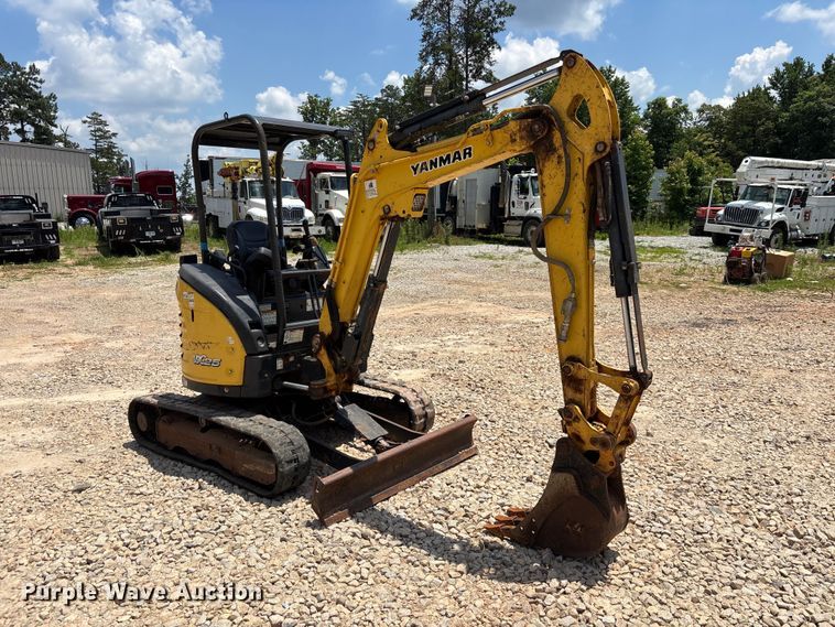 image for item DU6322 2016 Yanmar VIO25-6A mini excavator