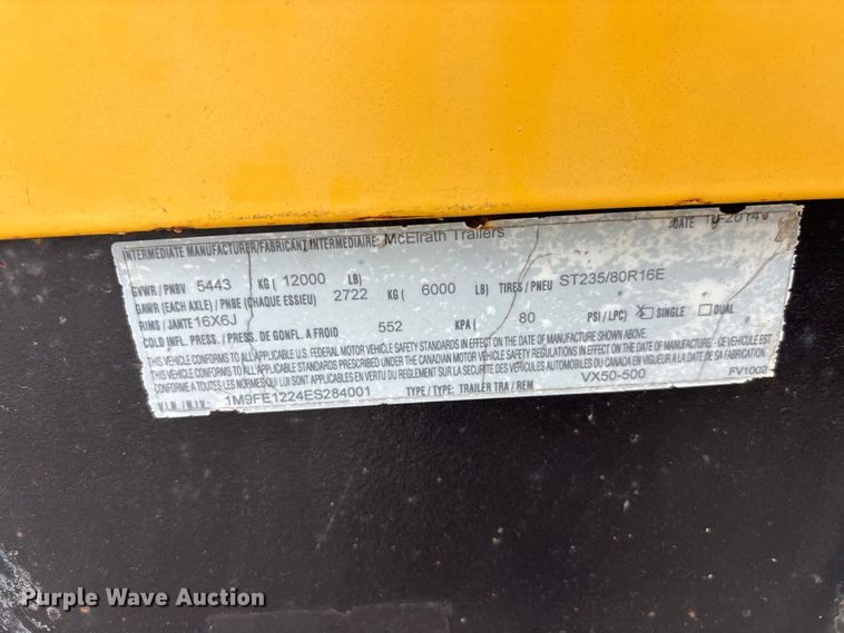 image for item DU6324 2014 Vermeer VX50-500 vacuum excavator
