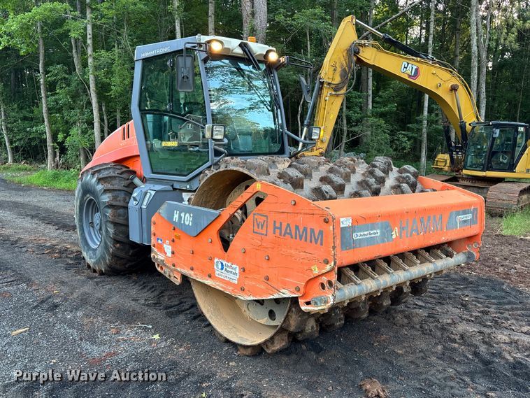 image for item DU6363 2017 HAMM H 10i P single drum vibratory roller
