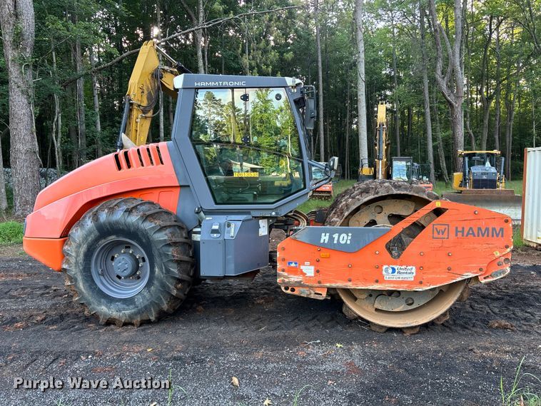 image for item DU6363 2017 HAMM H 10i P single drum vibratory roller