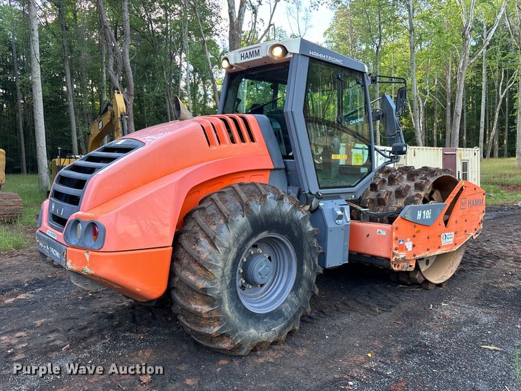 image for item DU6363 2017 HAMM H 10i P single drum vibratory roller