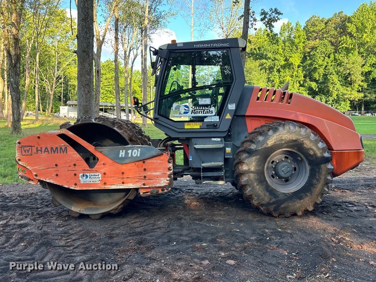 image for item DU6363 2017 HAMM H 10i P single drum vibratory roller