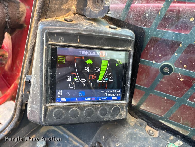 image for item DV4389 2020 Takeuchi TL12R2 tracked skid steer loader