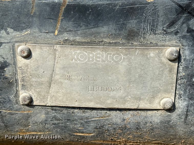 image for item EA7326 1996 Kobelco SK270LC Mark IV excavator