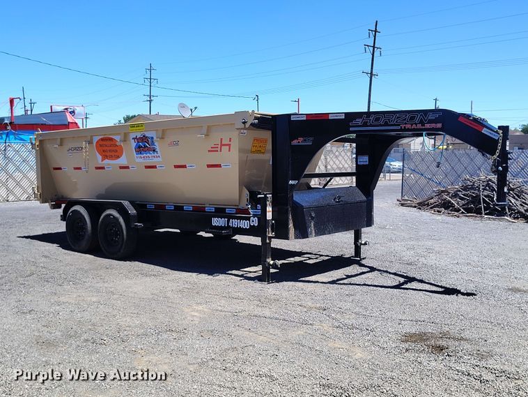 image for item ED0168 2025 Horizon RDZGN-16' 8K roll-off trailer
