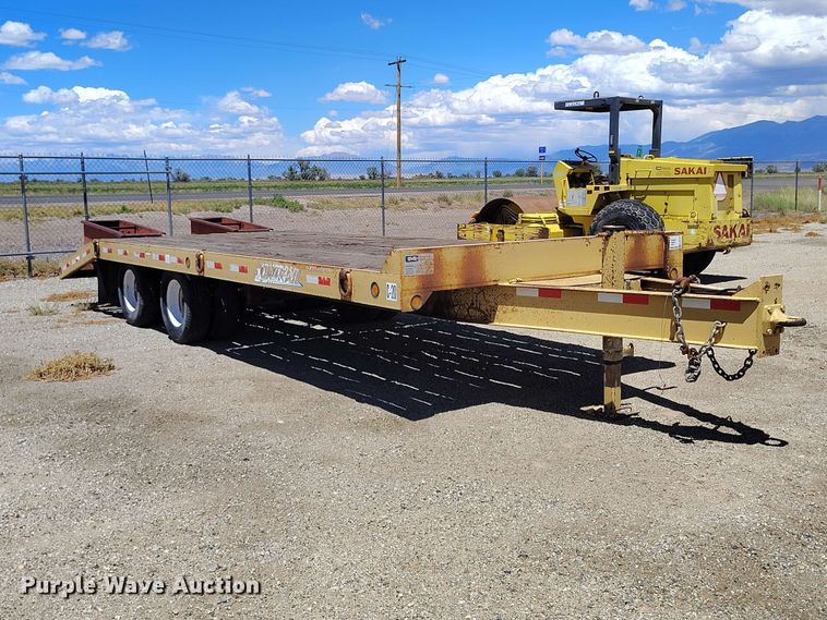 image for item ED0177 2000 Monroe Towmaster Contrail C-20 equipment trailer