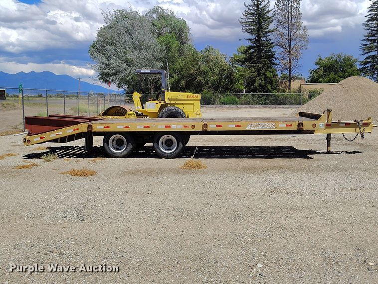 image for item ED0177 2000 Monroe Towmaster Contrail C-20 equipment trailer