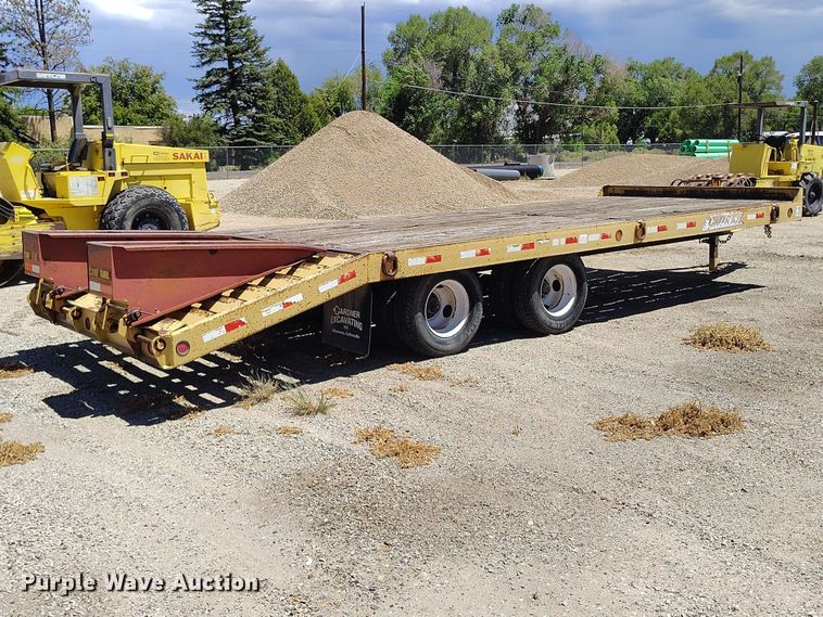 image for item ED0177 2000 Monroe Towmaster Contrail C-20 equipment trailer