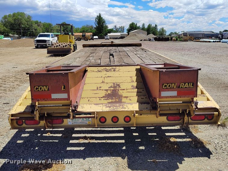 image for item ED0177 2000 Monroe Towmaster Contrail C-20 equipment trailer