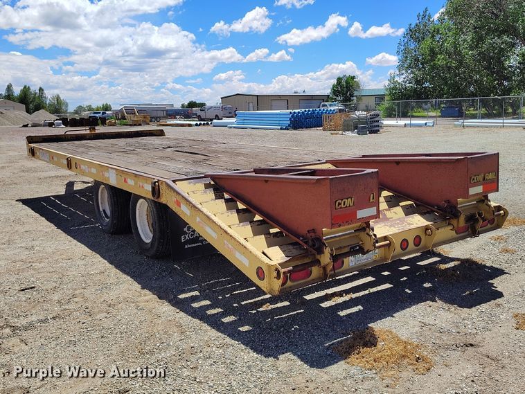 image for item ED0177 2000 Monroe Towmaster Contrail C-20 equipment trailer