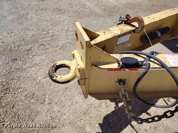 image for item ED0177 2000 Monroe Towmaster Contrail C-20 equipment trailer