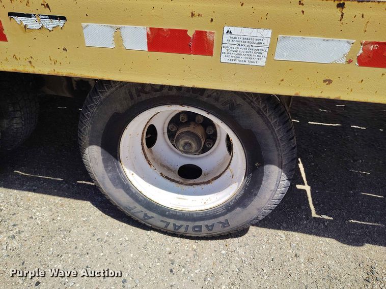image for item ED0177 2000 Monroe Towmaster Contrail C-20 equipment trailer
