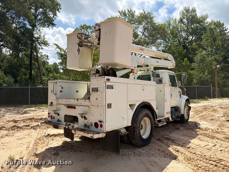 image for item ED5325 1992 International 4700 bucket truck
