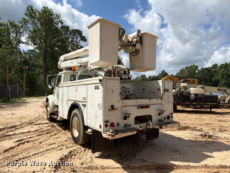 image for item ED5325 1992 International 4700 bucket truck