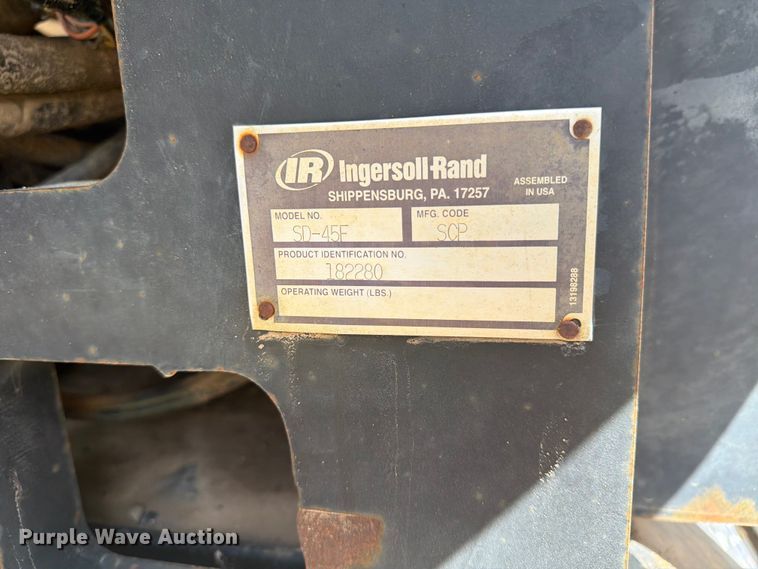 image for item ED5328 2005 Ingersoll Rand SD-45F single drum vibratory roller