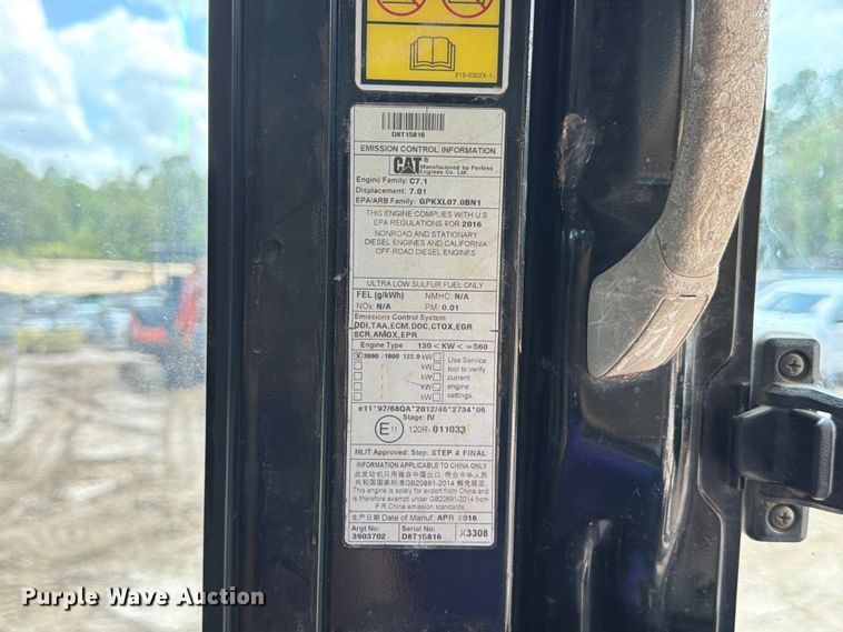 image for item ED5329 2016 Caterpillar 323FL excavator