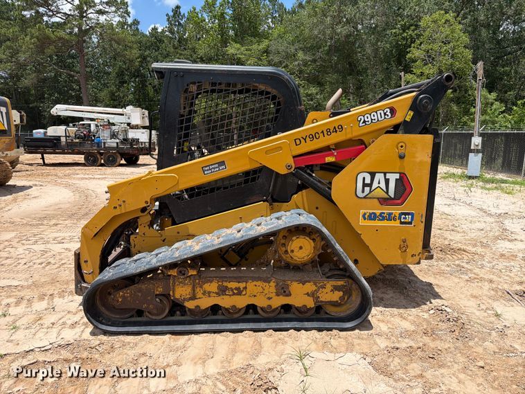 image for item ED5332 2020 Caterpillar 299D3 tracked skid steer loader