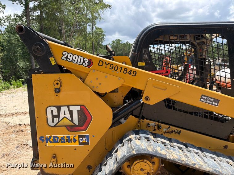 image for item ED5332 2020 Caterpillar 299D3 tracked skid steer loader