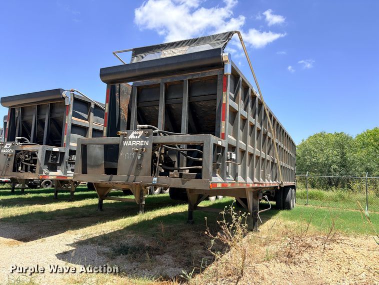 image for item ED5392 2011 Warren WHDT3996-2-SS-P ejector trailer