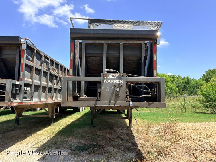 image for item ED5392 2011 Warren WHDT3996-2-SS-P ejector trailer