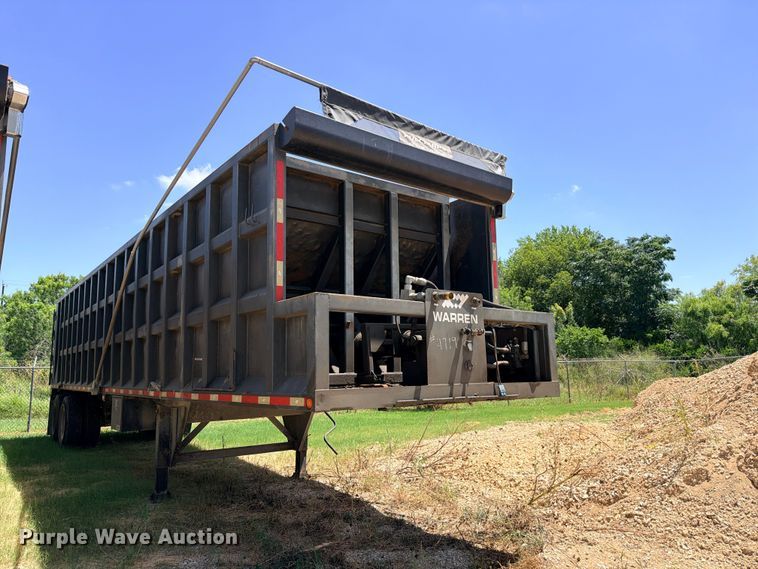 image for item ED5392 2011 Warren WHDT3996-2-SS-P ejector trailer