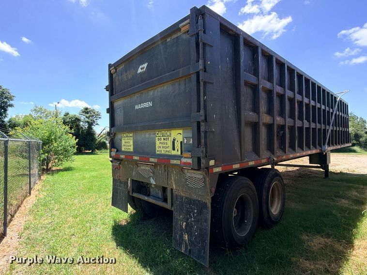 image for item ED5392 2011 Warren WHDT3996-2-SS-P ejector trailer