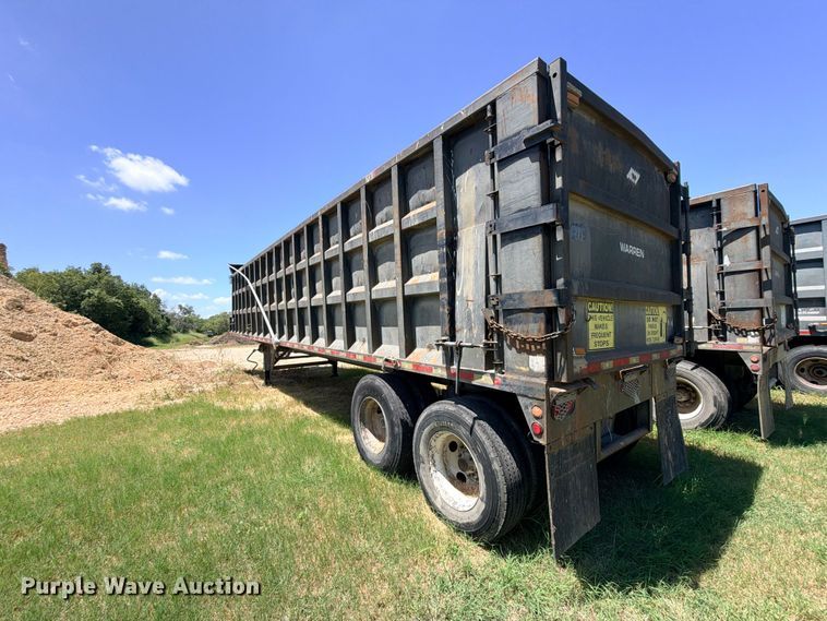 image for item ED5392 2011 Warren WHDT3996-2-SS-P ejector trailer