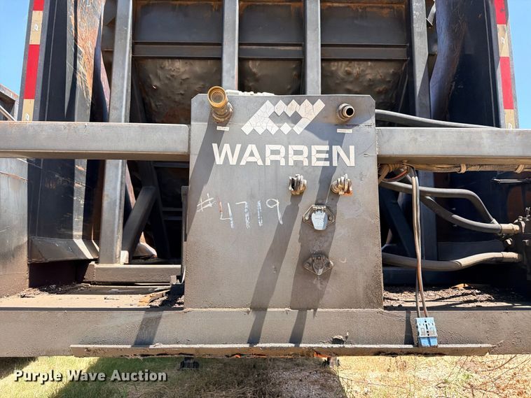 image for item ED5392 2011 Warren WHDT3996-2-SS-P ejector trailer