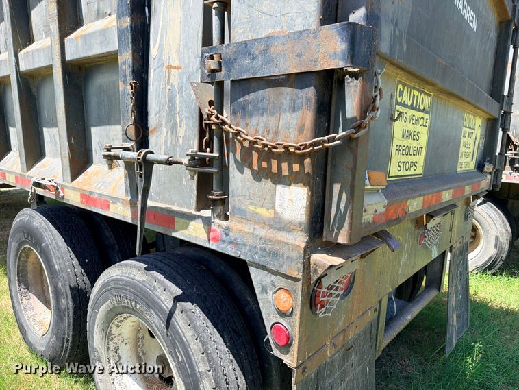 image for item ED5392 2011 Warren WHDT3996-2-SS-P ejector trailer