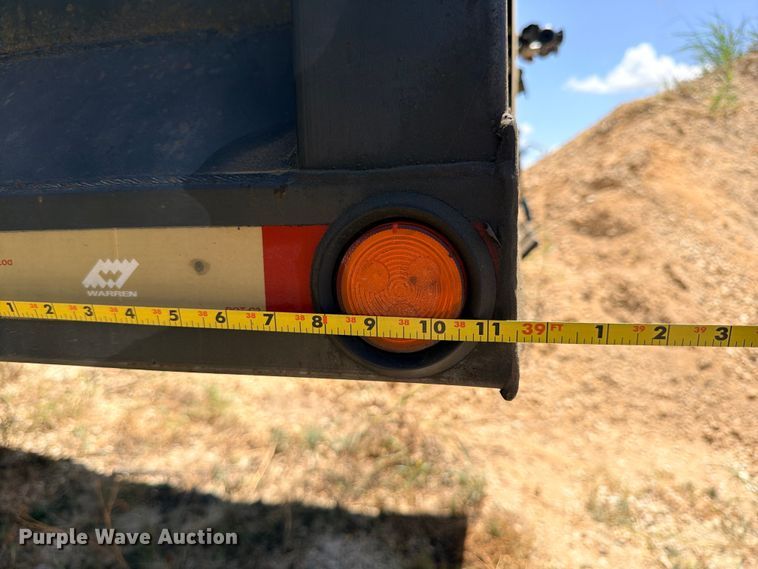 image for item ED5392 2011 Warren WHDT3996-2-SS-P ejector trailer