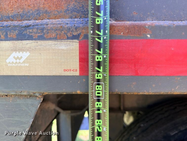 image for item ED5392 2011 Warren WHDT3996-2-SS-P ejector trailer
