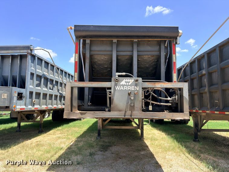 image for item ED5393 2011 Warren WHDT3996-2-SS-P ejector trailer
