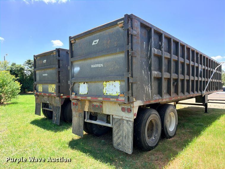 image for item ED5393 2011 Warren WHDT3996-2-SS-P ejector trailer