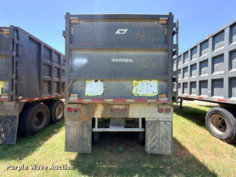 image for item ED5393 2011 Warren WHDT3996-2-SS-P ejector trailer