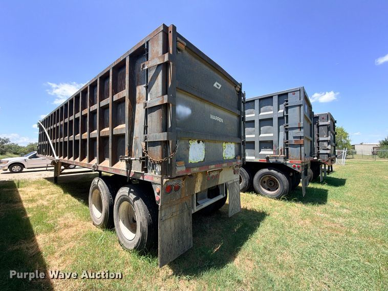 image for item ED5393 2011 Warren WHDT3996-2-SS-P ejector trailer