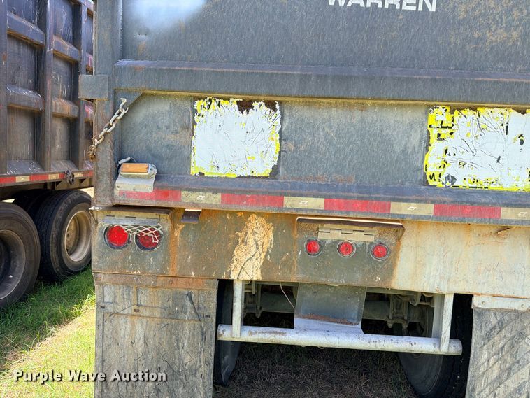 image for item ED5393 2011 Warren WHDT3996-2-SS-P ejector trailer
