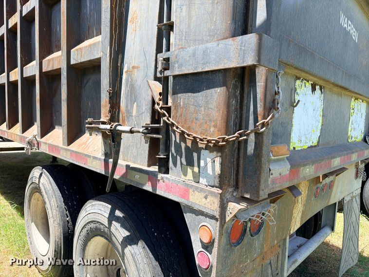 image for item ED5393 2011 Warren WHDT3996-2-SS-P ejector trailer