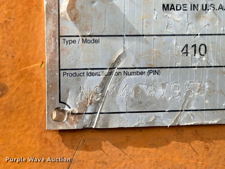 image for item ED5406 2010 Case 410 skid steer loader
