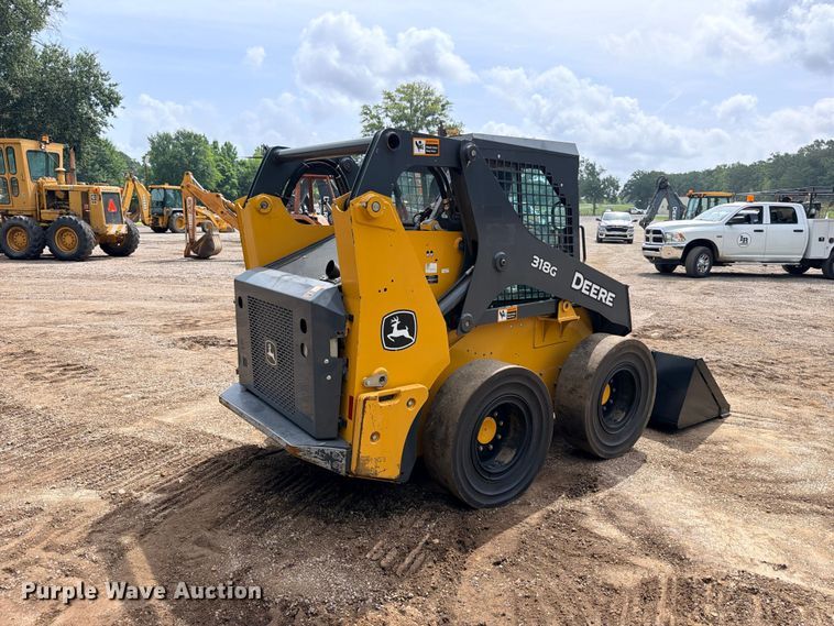 image for item ED5410 2018 John Deere 318G skid steer loader