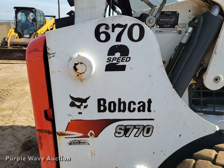 image for item EE1106 2020 Bobcat S770 skid steer loader