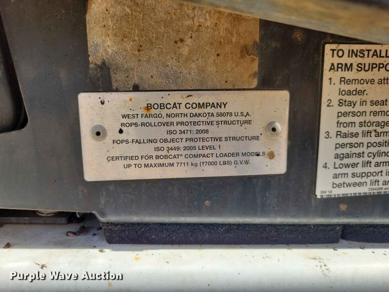 image for item EE1106 2020 Bobcat S770 skid steer loader