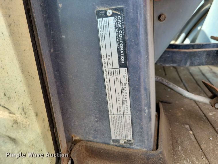 image for item EE1109 1997 Case 580 Super L backhoe