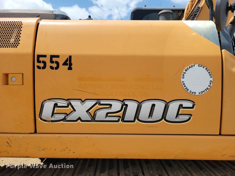 image for item EE1118 2012 Case CX210C excavator