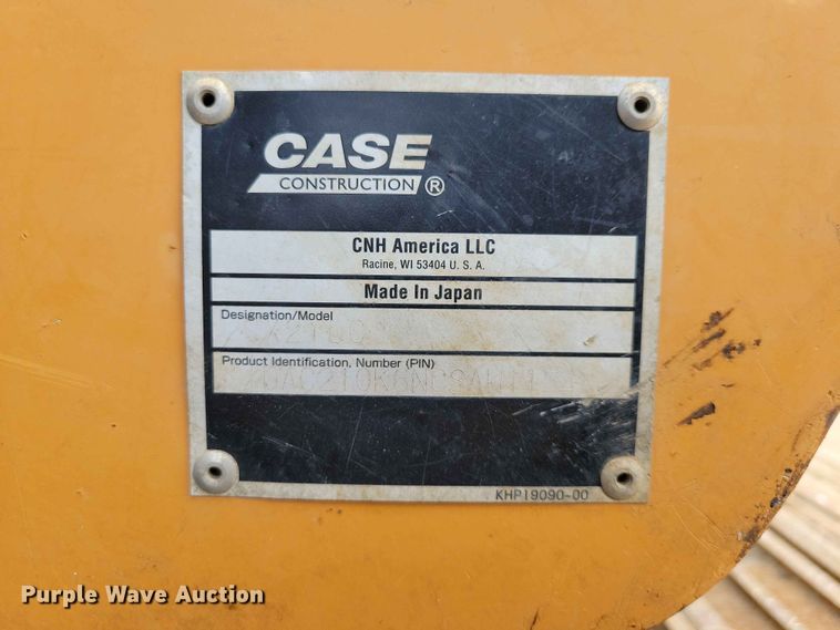 image for item EE1118 2012 Case CX210C excavator