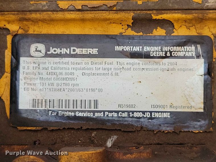 image for item EE1119 2005 John Deere 670CH Series II motor grader