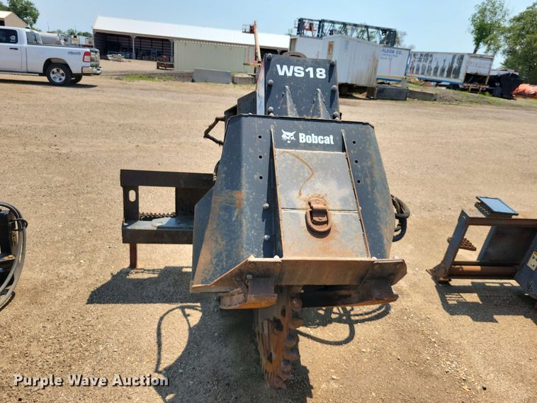 image for item EE1144 2011 Bobcat WS18 skid steer rock saw